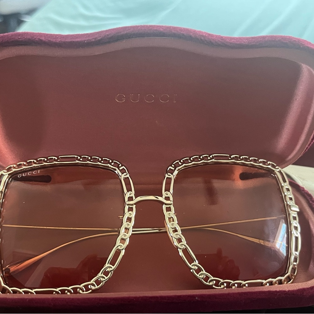 Gucci Gold Luxe Sunglasses